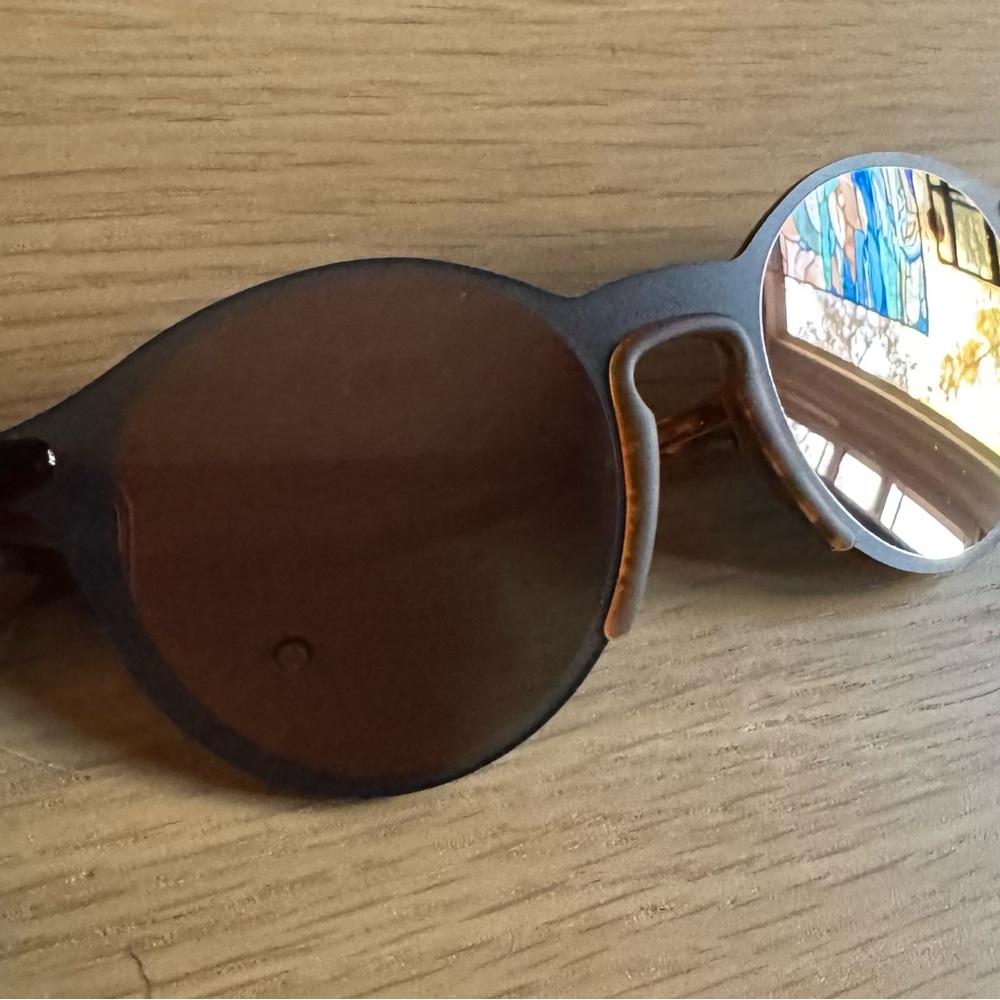 Nooz Optics Sport Folding Travel Sunglasses Gold-Brown